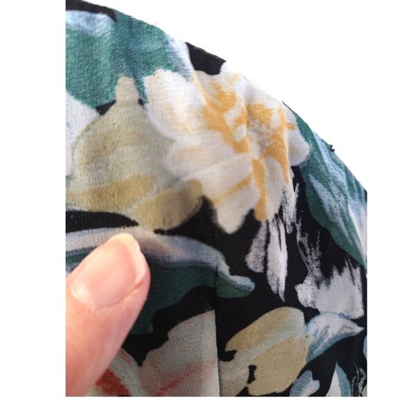 Petal & Pup Amren Floral One-Shoulder Tiered Asymmetric Dress 14 Floral Party - Picture 12 of 13